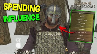 Spending Influence Wisely Early Game (Simple Guide) - Mount \u0026 Blade II: Bannerlord