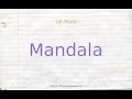 how to pronounce mandala