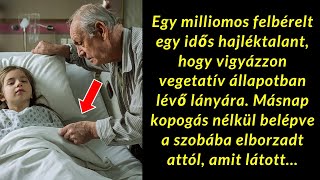 Egy milliomos felbérelt egy idős hajléktalant, hogy vigyázzon vegetatív állapotban lévő lányára...