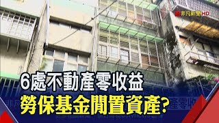 勞保潛藏負債9.11兆 破產年限又提早1年...勞保基金閒置北市資產? 6處不動產零收益│非凡新聞│20190719