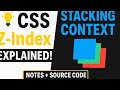 Learn CSS Z-Index & Stacking Context | Layering Elements & Solving Overlap Issues | CSS Tutorial