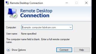 How to activate the local computer microphone in Remote Desktop Connection.