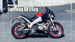 【Buell】Lightning XB12Scg｜WX03｜MOTOGRAFIX製タンクパッド、LEDウィンカー内蔵ハンドガード装備＊その他の装備は説明に記載しています↓