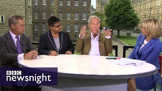 Nigel Farage, Simon Schama and Kerry-Anne Mendoza debate election aftermath - BBC Newsnight