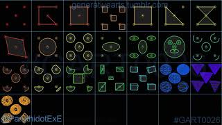 Generative Art | All basic Shapes | GArt0026