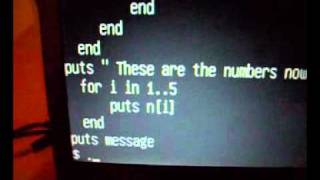 Ruby Program sorting numbers