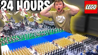 Building The Biggest LEGO Star Wars Clone Wars Battle In 24 Hours!