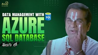 Azure SQL తో Data Management in Telugu | Azure Data Engineering Tutorials Telugu | Brolly Academy