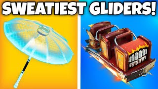 Top 10 SWEATIEST Gliders in Fortnite!