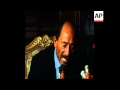 SYND 27 4 76 SADAT SPEAKING ABOUT CHINESE RELATIONS