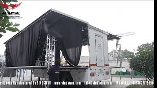 SINOSWAN 's ST100——Safe and efficient mobile stage