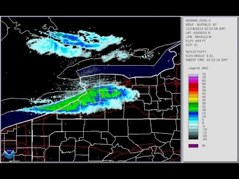 Buffalo Lake Effect Snow - YouTube