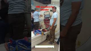 😱 MRI ACCIDENT #mri mri metal accident