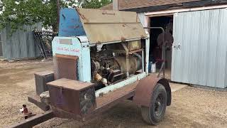 SOLD Hobart gas welder on trailer,  Selling at Fraser Auction August 20, 2022