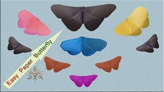 Paper Butterfly very easy origami step by step tutorial | DIY craft idea  – M I MUNNA