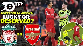 Arsenal TOP at Christmas 🎄 Liverpool 1-1 Arsenal 🎄 Were Liverpool Robbed? or Draw was Deserved?