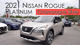 2021 Nissan Rogue Platinum-Champagne Silver Color|Nissan of Cookeville