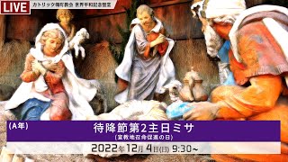 2022年12月4日  待降節第2主日ミサ (宣教地召命促進の日)  -日本語 -