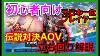 【伝説対決】AOV初心者向け！分かりやすく？立ち回りなどの解説