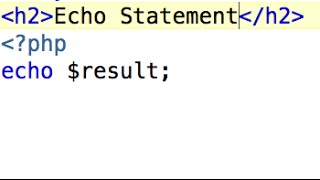 More about the PHP echo statement - 01.5