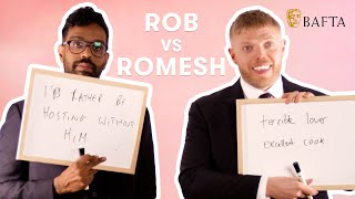 Rob and Romesh Play Finish This Sentence About Each Other | BAFTA TV Awards 2023