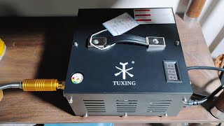 The Tuxing 4500 Psi pcp Air Gun Compressor at Our Ranch Air Gun Fun Channel