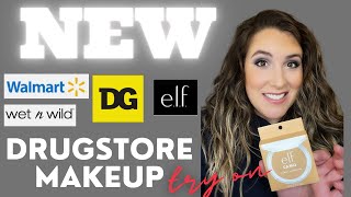 NEW *Viral* Drugstore Makeup Try On...ELF Camo Powder Foundation, Believe Beauty and more!