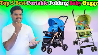 ✅ Top 5 Best Baby Buggy In India 2025 With Price |Portable Buggy Review \u0026 Comparison