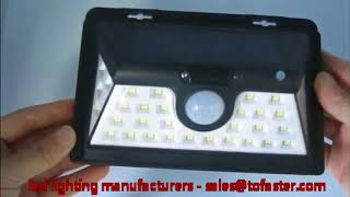 E008 Solar motion  light with 34 leds from faster