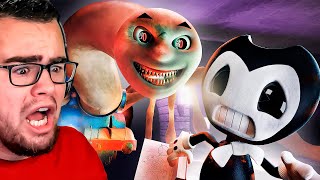 CURSED THOMAS vs BENDY in the ULTIMATE FIGHT! (Reaction)