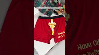 Huge Gift Christmas Version Gift For Husband, Boyfriend | Personalized Men's Boxer Briefs