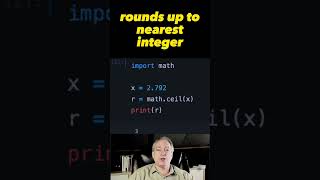 Round UP numbers in Python 🐍 #shorts #python