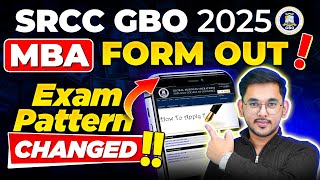 MBA from SRCC💥SRCC-GBO 2025 | New Exam pattern, SRCC Cutoffs, Low Fees😱 \u0026 High Placements #DUMBA