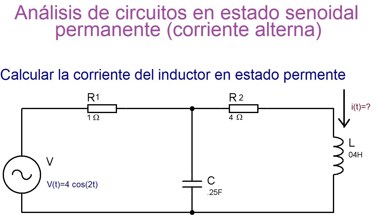 Simplificación De Un Circuito De Alterna Y Uso De Divisor De Corriente ...