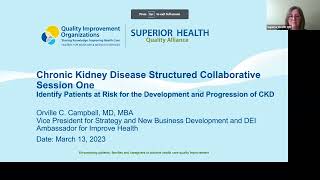 CKD Session 1: Identify Patients at Risk for the Development and Progression of CKD