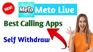 Meto Live Agency Registation Meto Live  best Earning caling apps