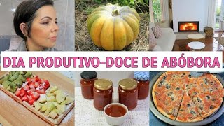 ROTINA DIÁRIA-FIZ DOCE DE ABÓBORA-MAQUILHAGEM QUE FICA BEM COM TUDO E MAIS