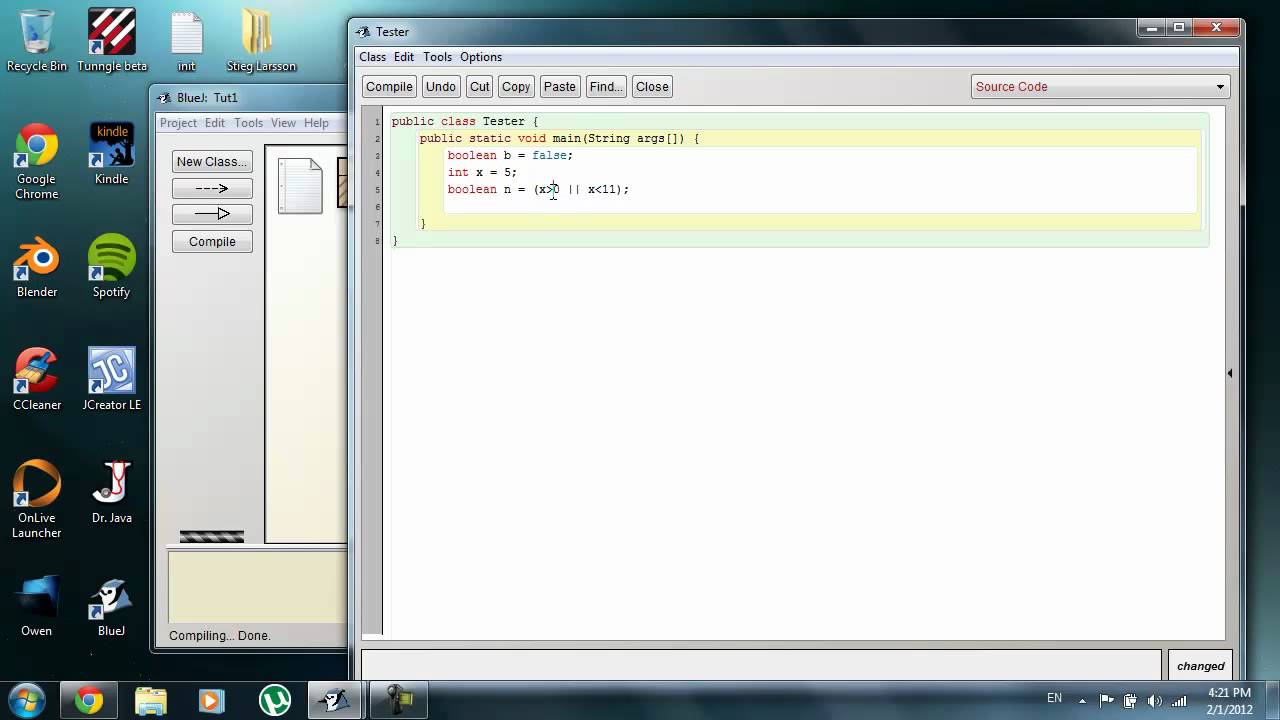 9 - The Boolean Type And Boolean Operators | Java Tutorial Series - YouTube