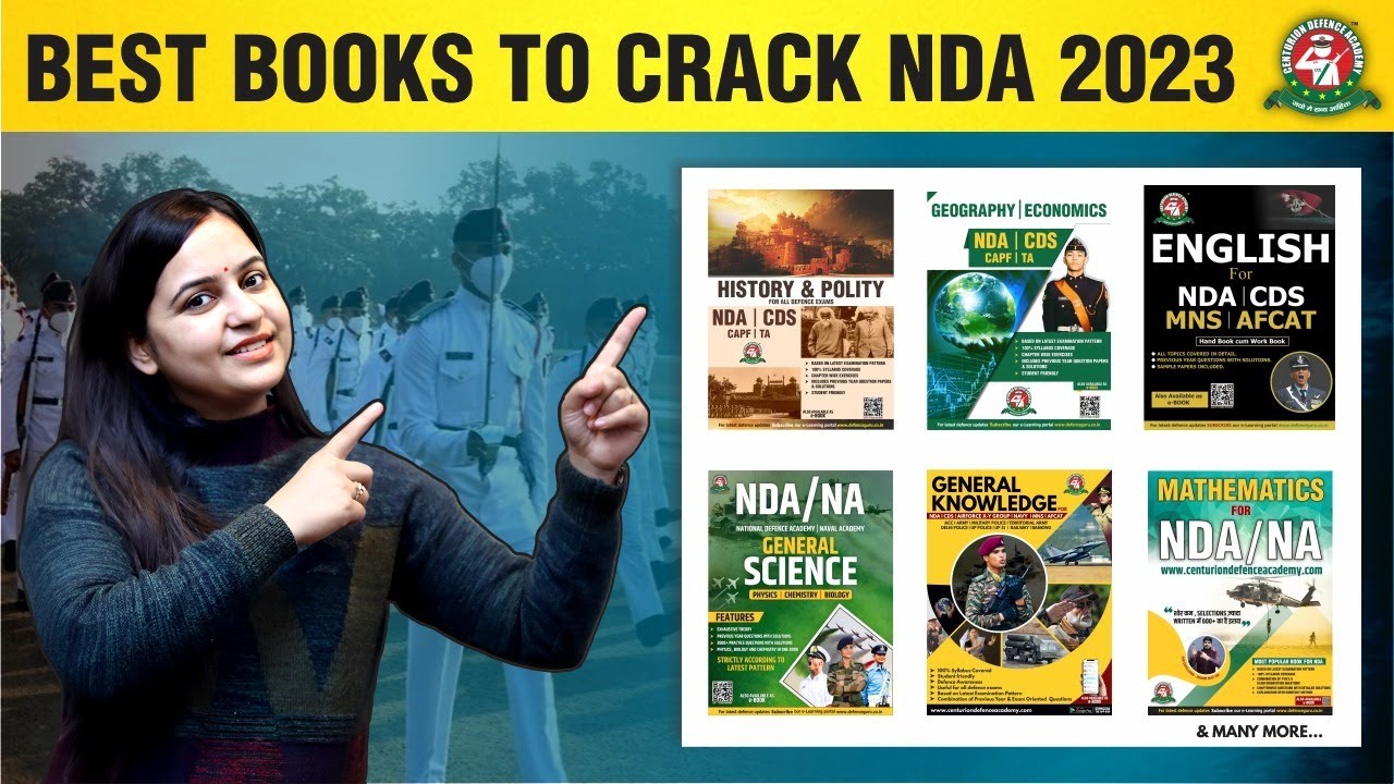 Best Books For NDA Preparation 2023 🔥| Books For NDA Written Exam | NDA ...