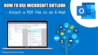 How to SEND an E-mail and Attach a PDF Using Microsoft Outlook On a Mac - Basic Tutorial | New