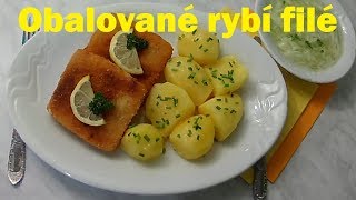 Obalované rybí filé