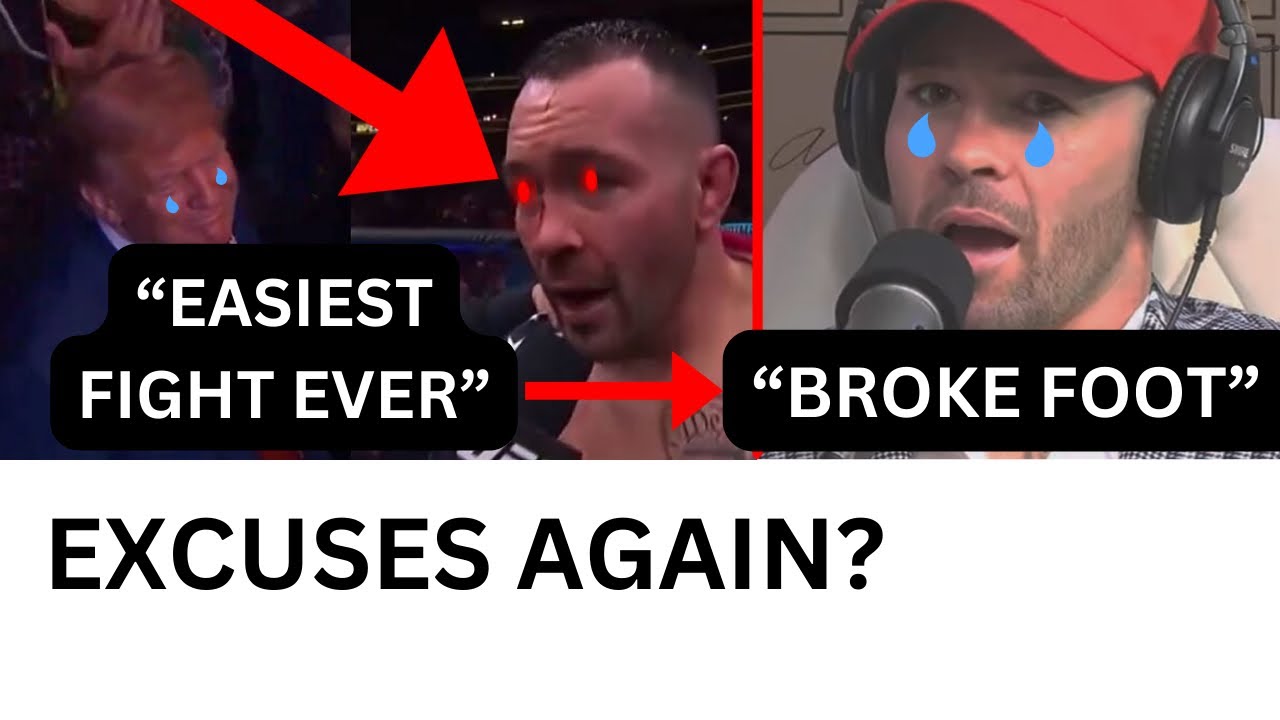 Colby Covington Needs To MAN Up And Accept Defeat! Easiest Fight Ever ...