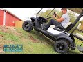 yamaha drive electric golf cart pulls a hill better than gas