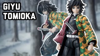 SH Figuarts Demon Slayer (Kimetsu No Yaiba) Giyu Tomioka Action Figure Review Tamashii Nations