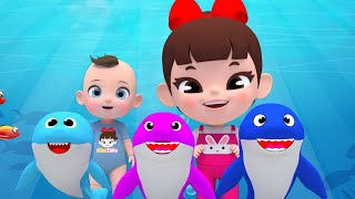 Baby Shark & Bath Song Funny ABC Nursery Rhymes Wheels On The Bus Learn English | Super Lime
