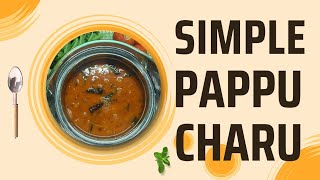 Pappu Charu in Telugu/Dal/how to make pappu charu(Dal)@AbhilashChandraFoodDen