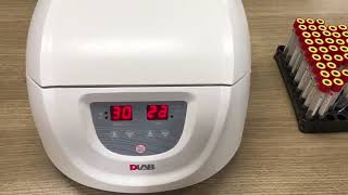 MADE IN USA - DLAB (DM0412S) CLINICAL CENTRIFUGE WITH A12-10P ROTOR \u0026 OVER SPEED DETECTOR FUNCTIONS