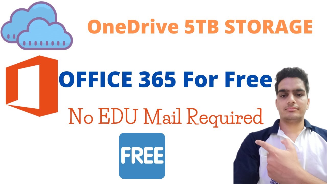 Get OFFICE 365 And ONEDRIVE 5TB STORAGE For FREE WITHOUT EDU MAIL - YouTube