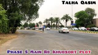 Dha Phase 5 F Block Azadi Chowk Main rd Plot For sale - tqestate #dha #phase5