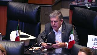 Sen. Ricardo Sheffield (Morena) habla por rectificación de hechos